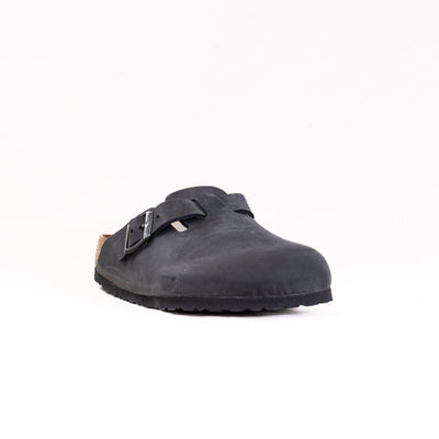 Boston (Unisex) - Schwarz Geöltes Leder