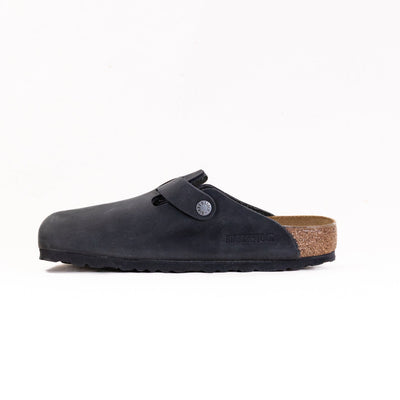 Boston (Unisex) - Schwarz Geöltes Leder