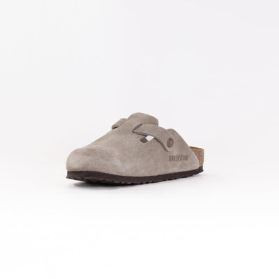 Boston Weiches Fußbett (Unisex) - Taupe Veloursleder