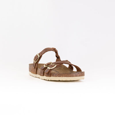 Franca Braided (Damen) - Cognac Geöltes Leder