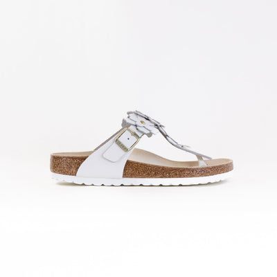 Gizeh Flower (Damen) - Weiß Leder