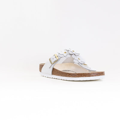 Gizeh Flower (Damen) - Weiß Leder