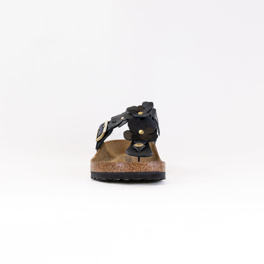 Gizeh Flower (Damen) - Schwarz Leder