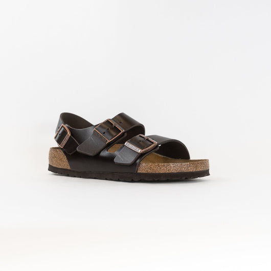 Milano Weiches Fußbett (Unisex) - Braun Amalfi Leder